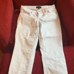 Never worn white girlfriend jeans